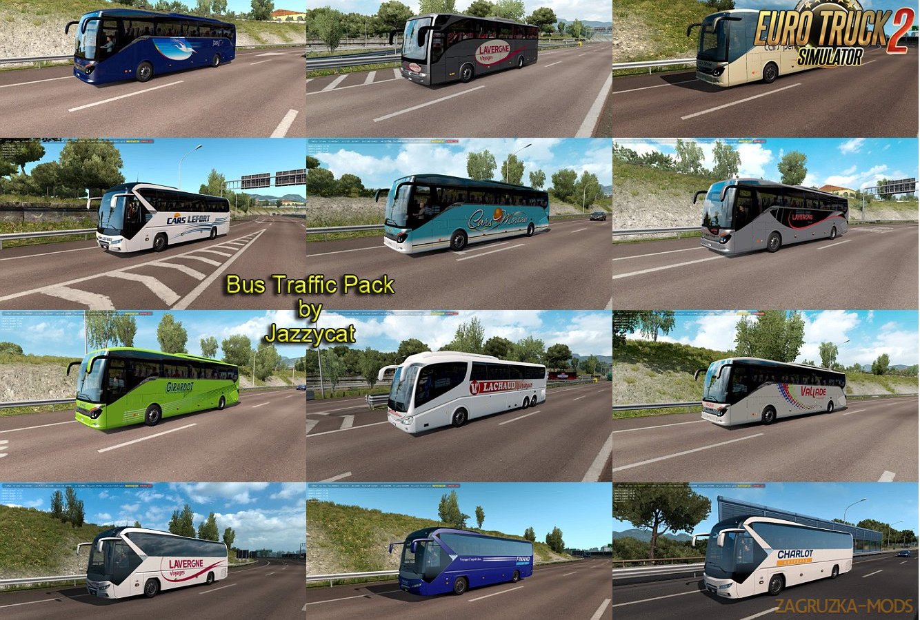 Bus Traffic Pack v6.0 by Jazzycat