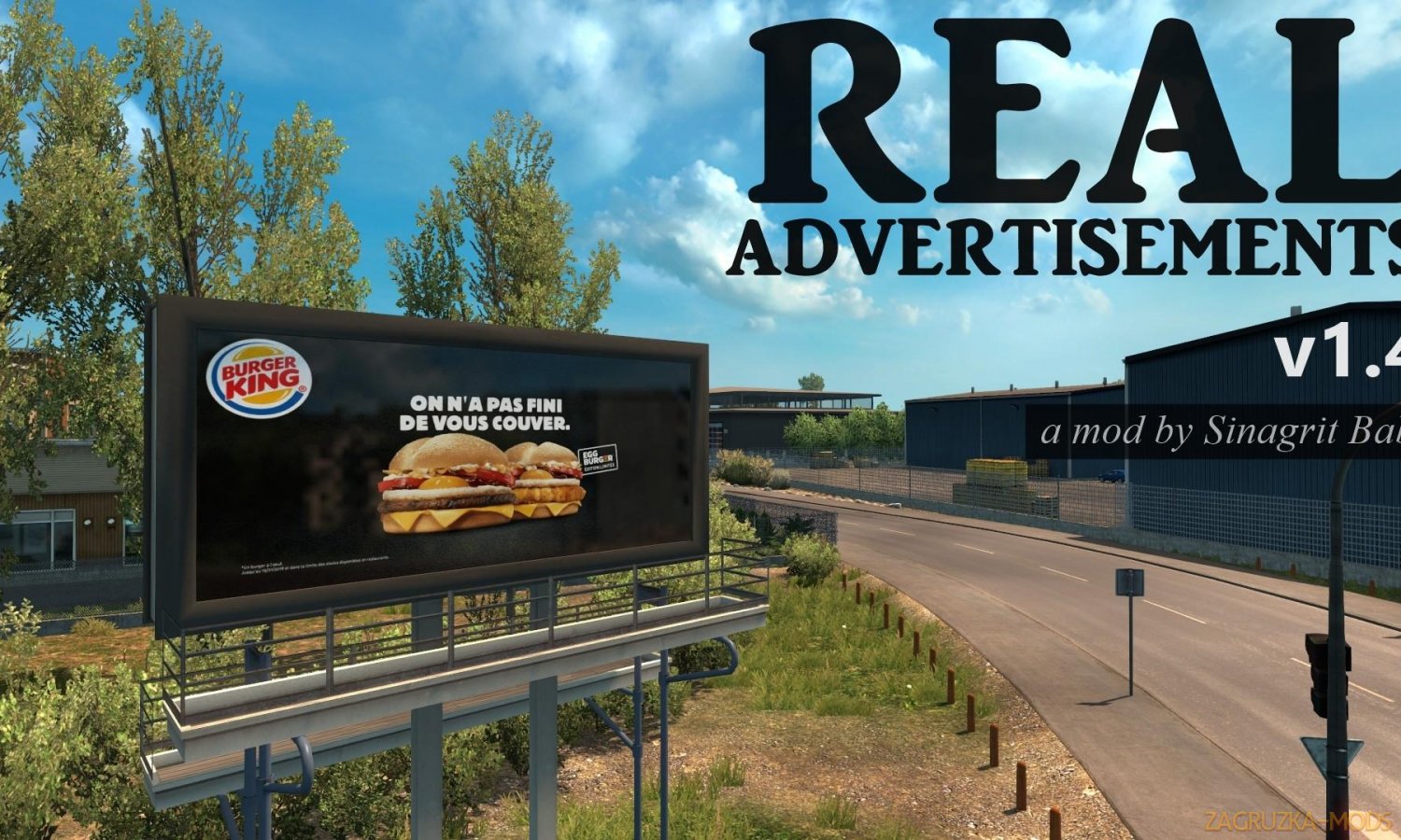 Real Advertisements v1.4 (1.33.x) for ETS2