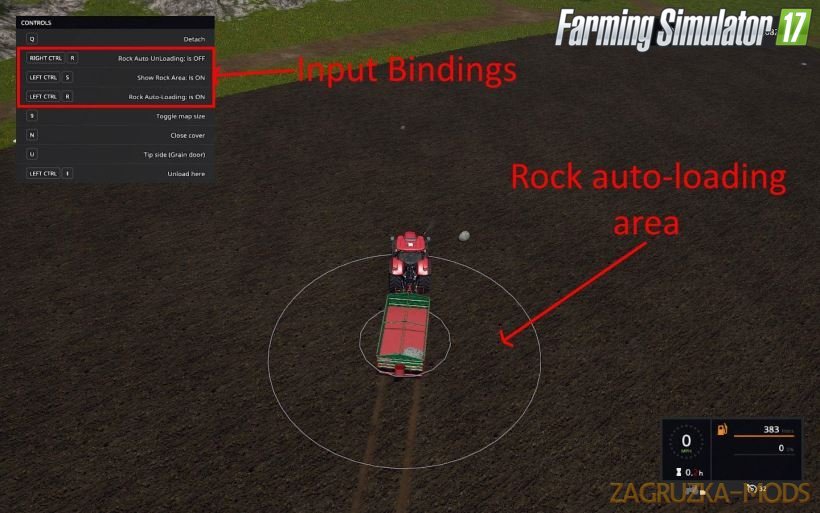 Rock Spawn Script Mod v1.0 for FS17