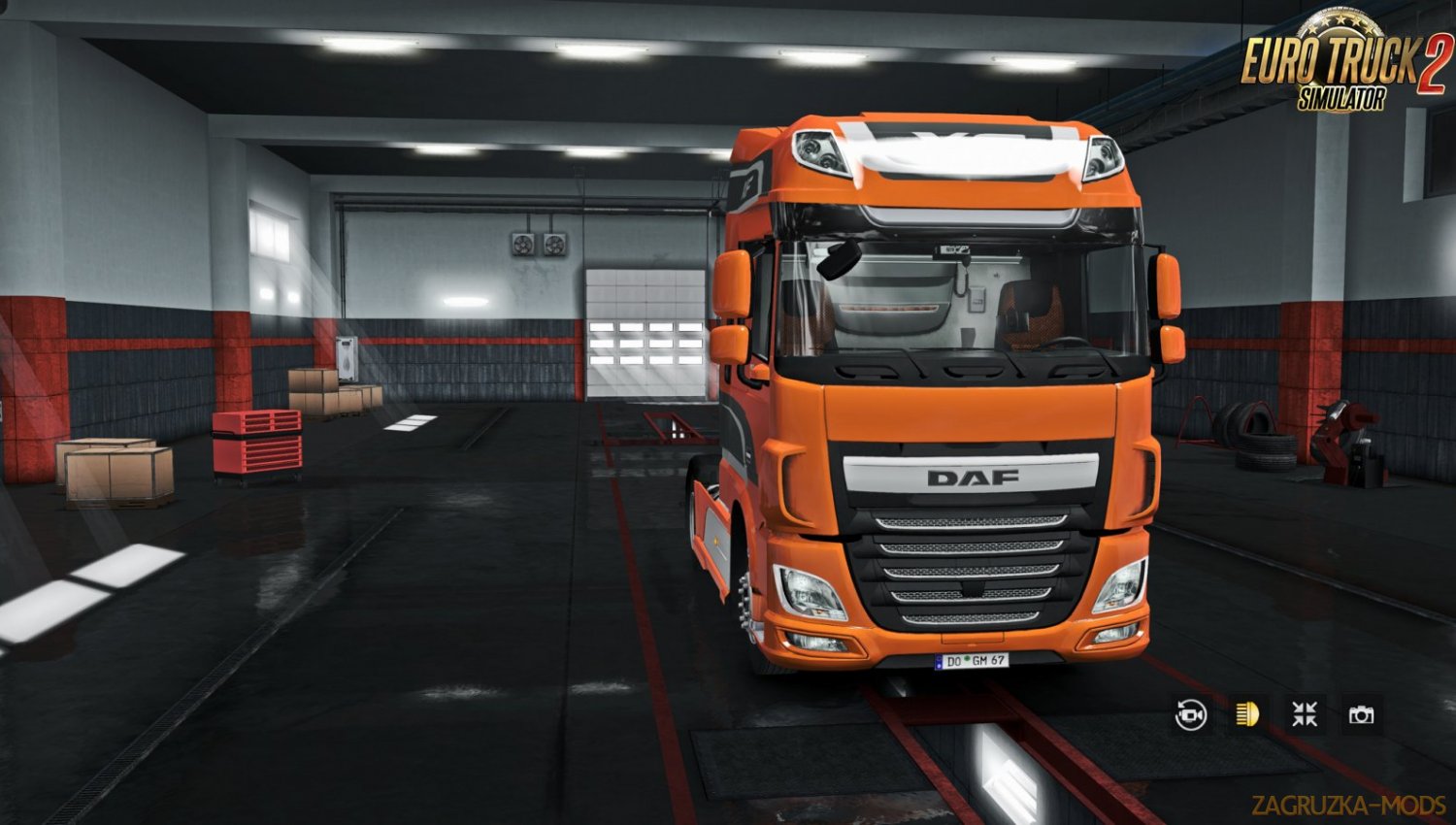 Exterior view reworked for DAF XF euro 6 v1.1