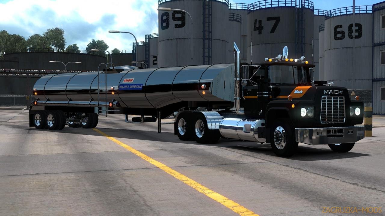 Trailer Rubberduck Tanker Freight v1.0 (1.33.x) for ATS