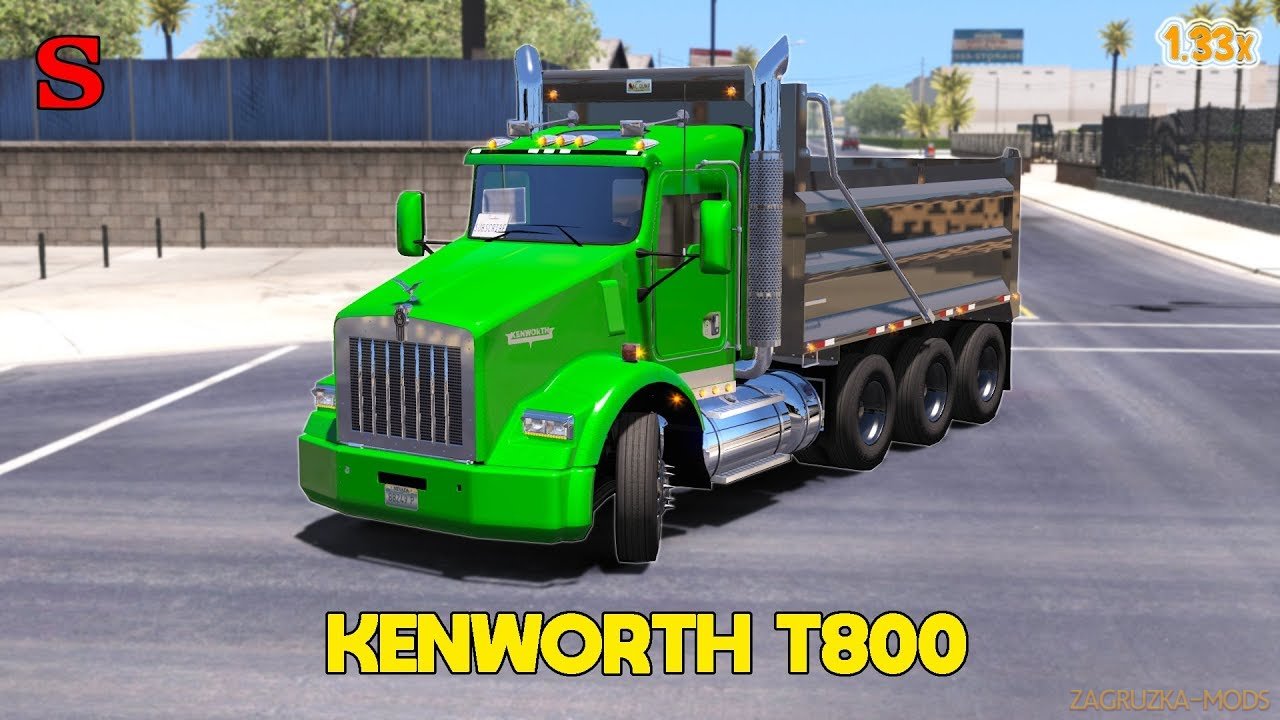 Kenworth T800 2016 + Interior v1.0 (1.33.x) for ATS