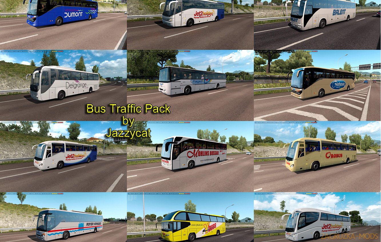 Bus Traffic Pack v6.2 by Jazzycat