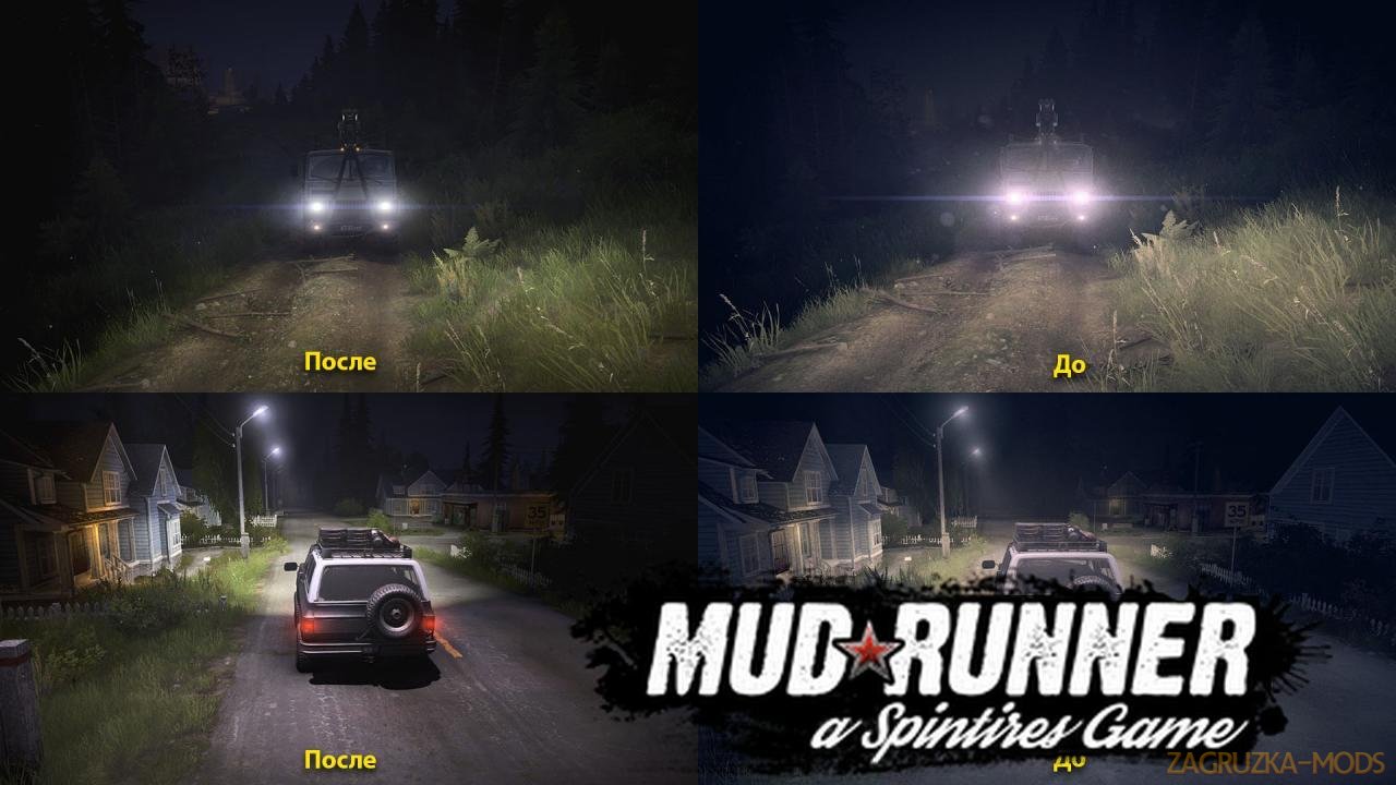 Realistic Graphics Mod + Reshade v3.1 for SpinTires: MudRunner
