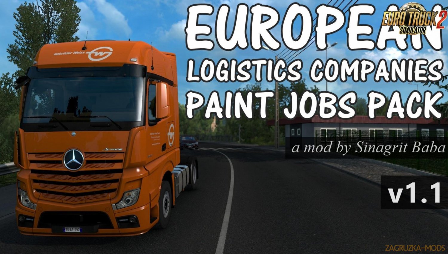 European Logistics Companies Paint Jobs Pack v1.1 for Ets2