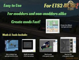 Ben’s Easy Modding For Ats and Ets2 games v1.1.1.0.