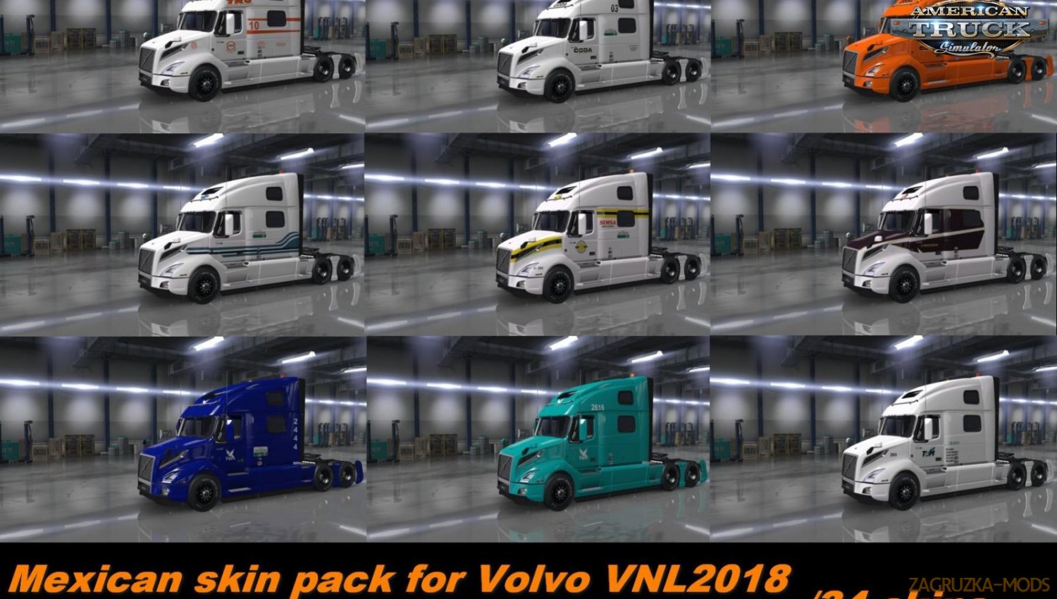 Mexican Skin Pack for Volvo VNL v1.0 (1.34.x) for ATS