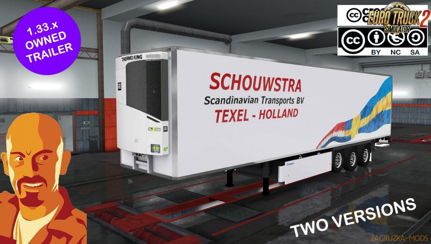 KRONE JELLE SCHOUWSTRA Trailers for Ets2