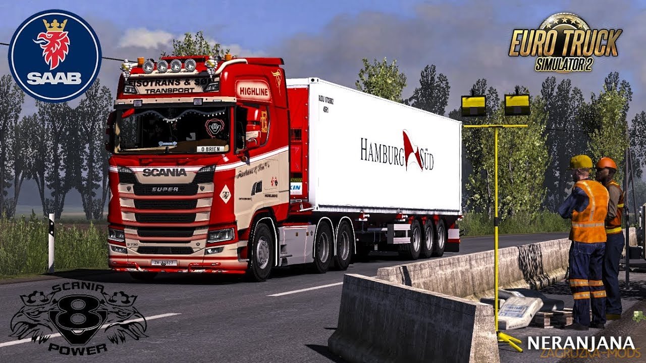 Scania V8 Euro 6 Stock Sound Mod v9.0 (1.38.x) for ETS2