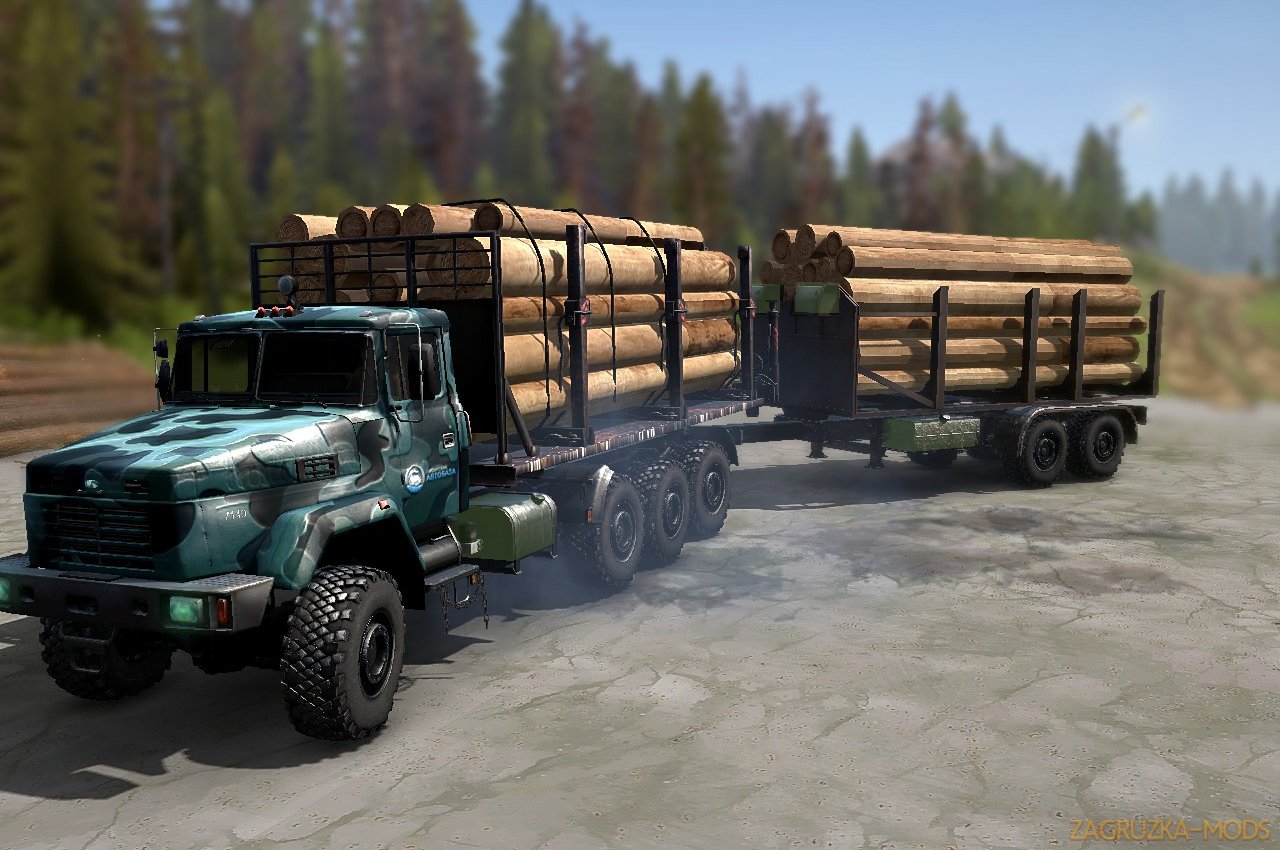 KrAZ-7140 VND v1.0 (v19.11.18) for SpinTires: MudRunner