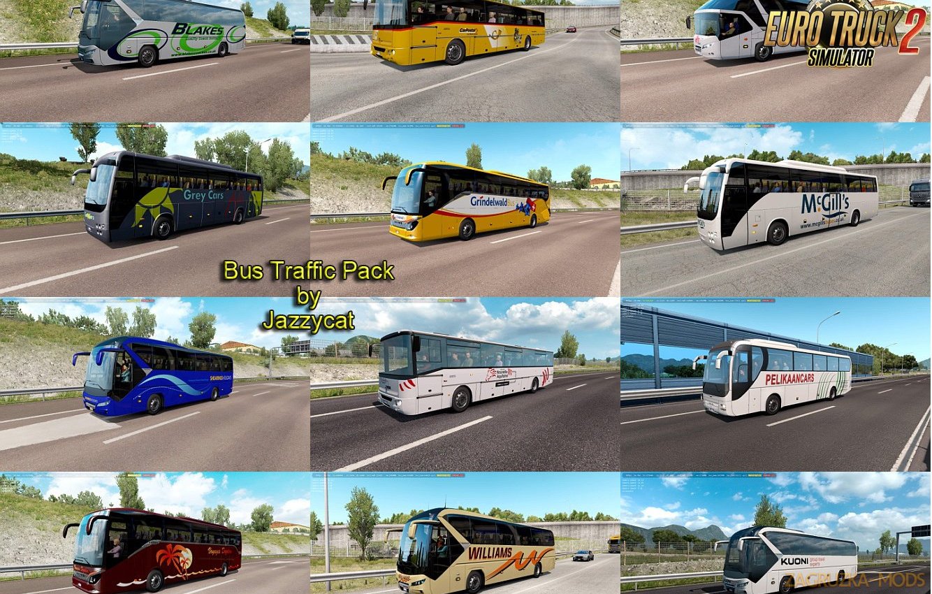 Bus Traffic Pack v6.3 by Jazzycat