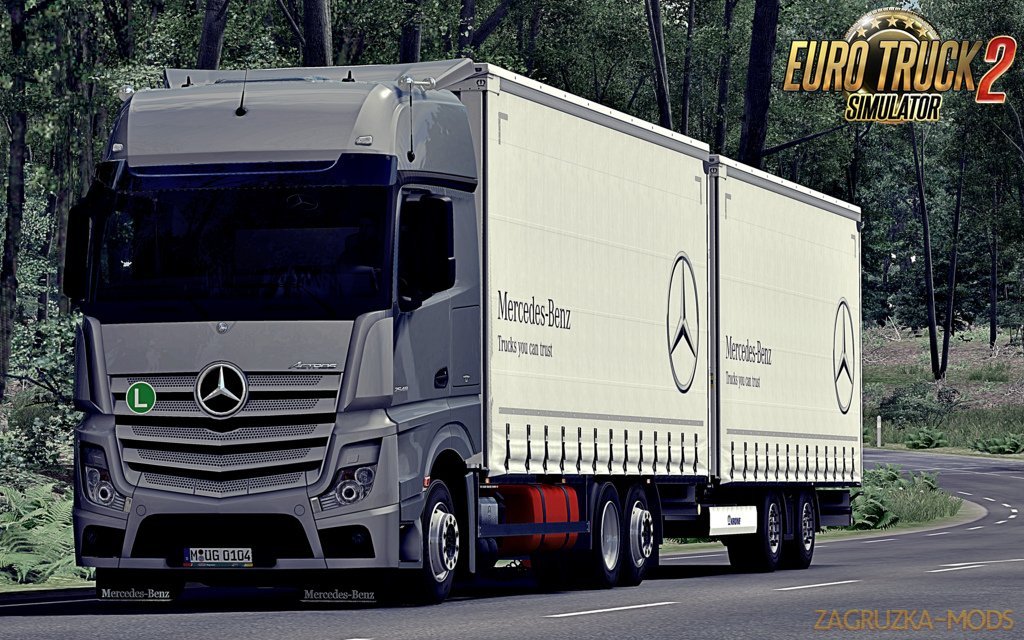 Mercedes Actros MP4 Rigid Chassis Mod v1.2 (1.34.x)