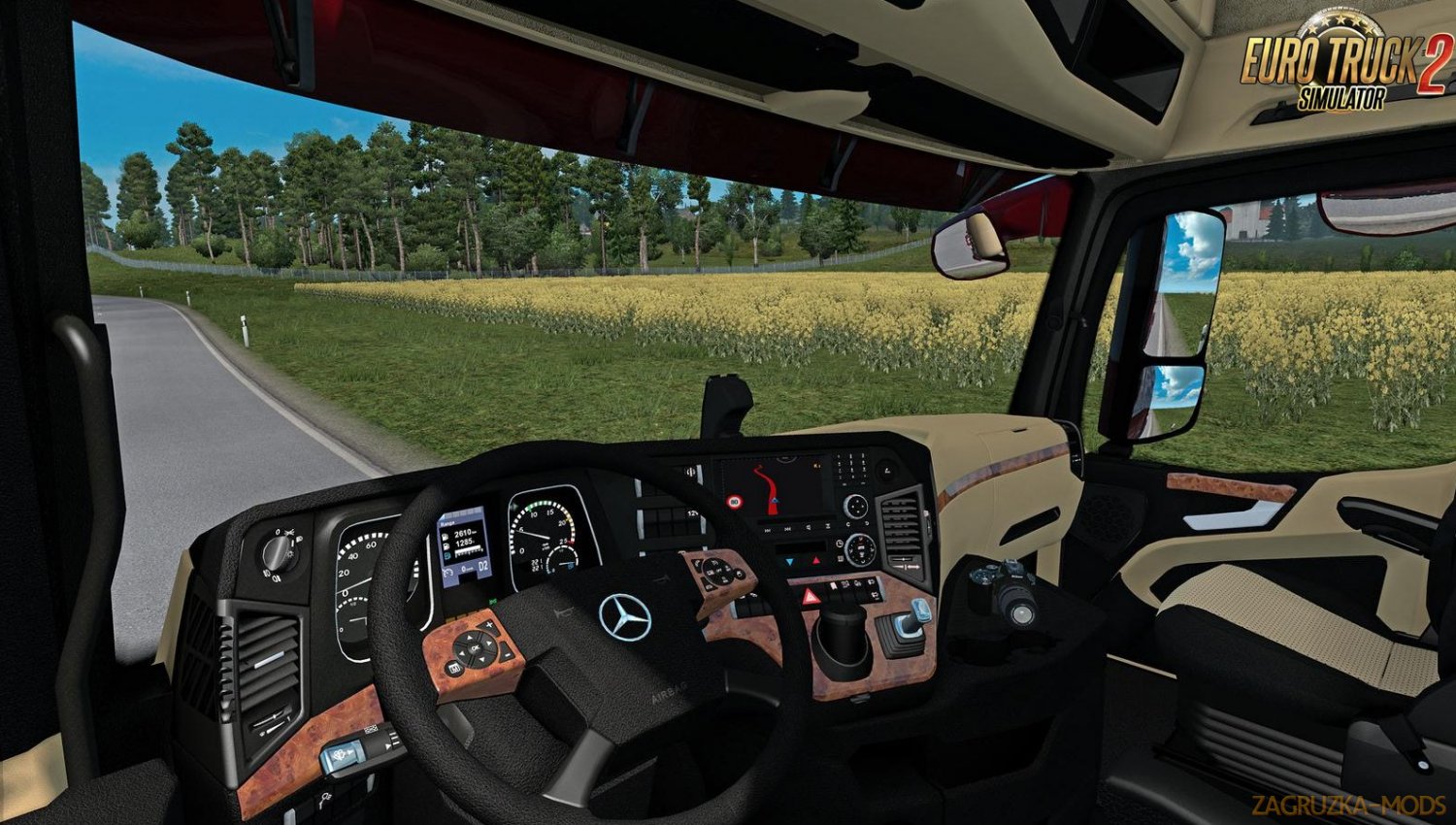 Unlimited Cabin view for Ets2