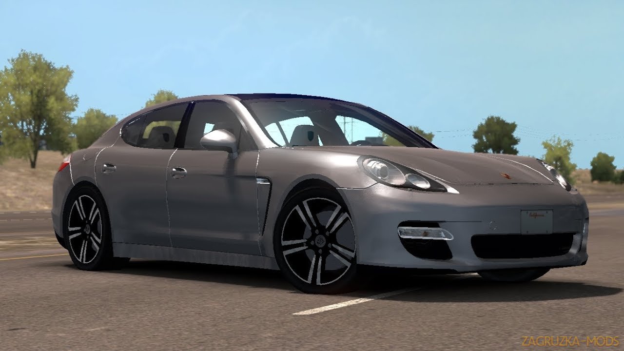 Porsche Panamera 2010 + Interior + Trailer v2.0 (1.34.x) for ATS