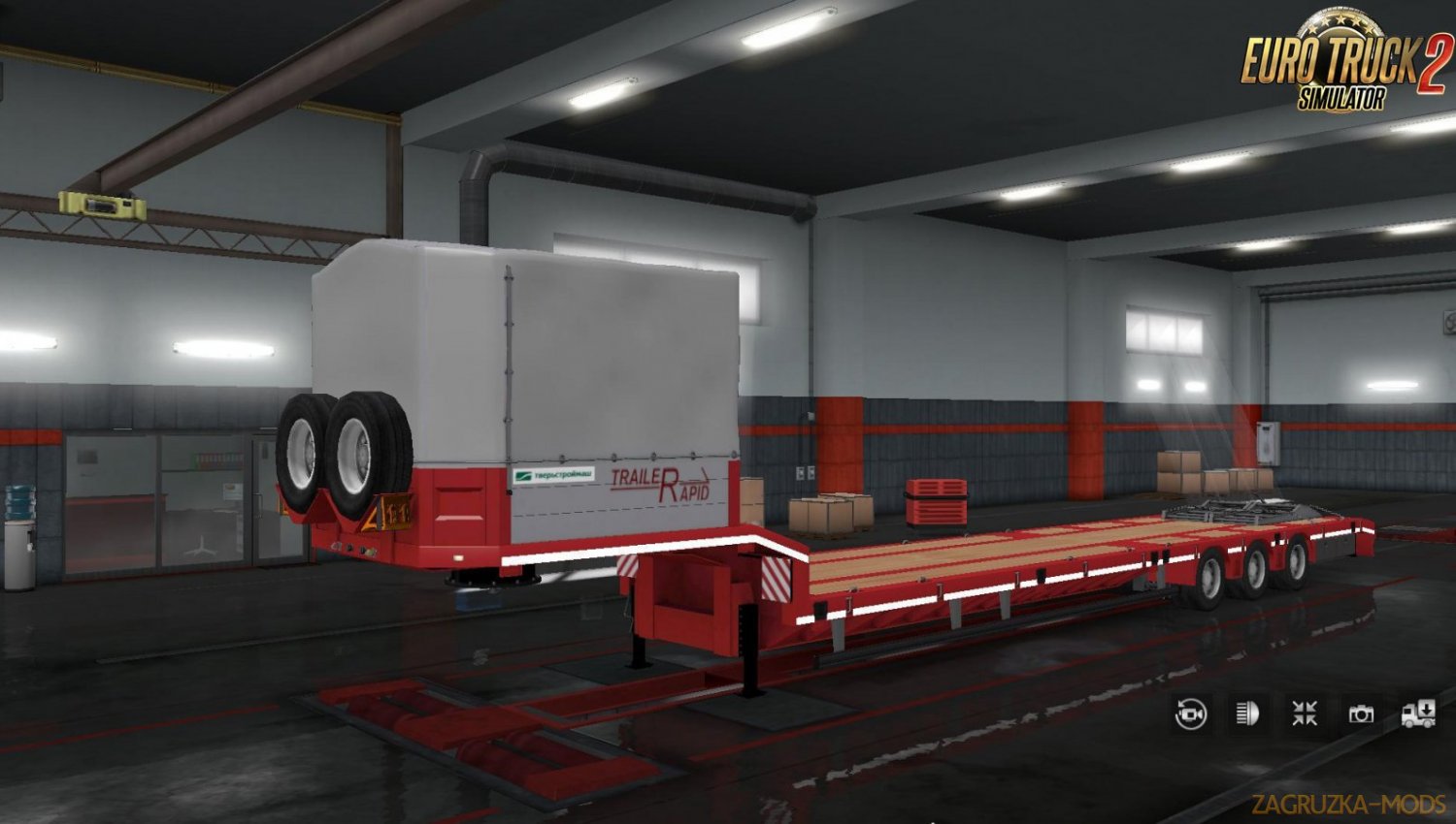 Owned Trailer Platform Tverstroymash v1.0 for Ets2