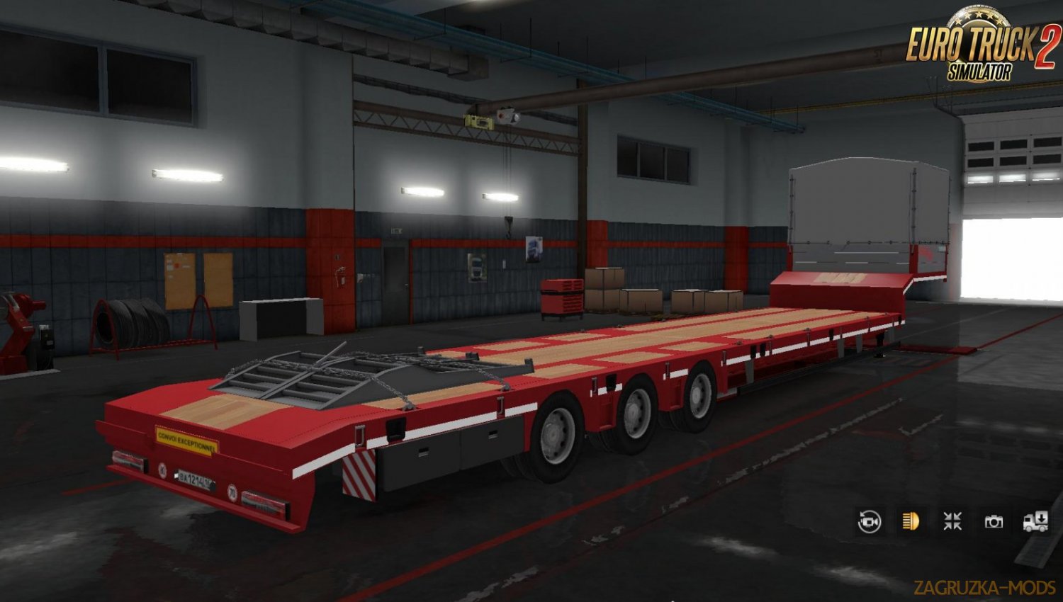 Owned Trailer Platform Tverstroymash v1.0 for Ets2