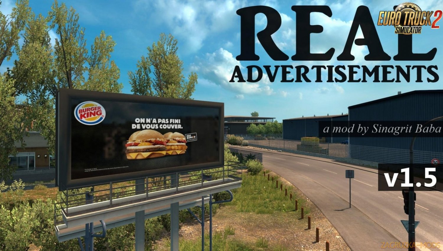 Real Advertisements v1.5 (1.34.x) for ETS2