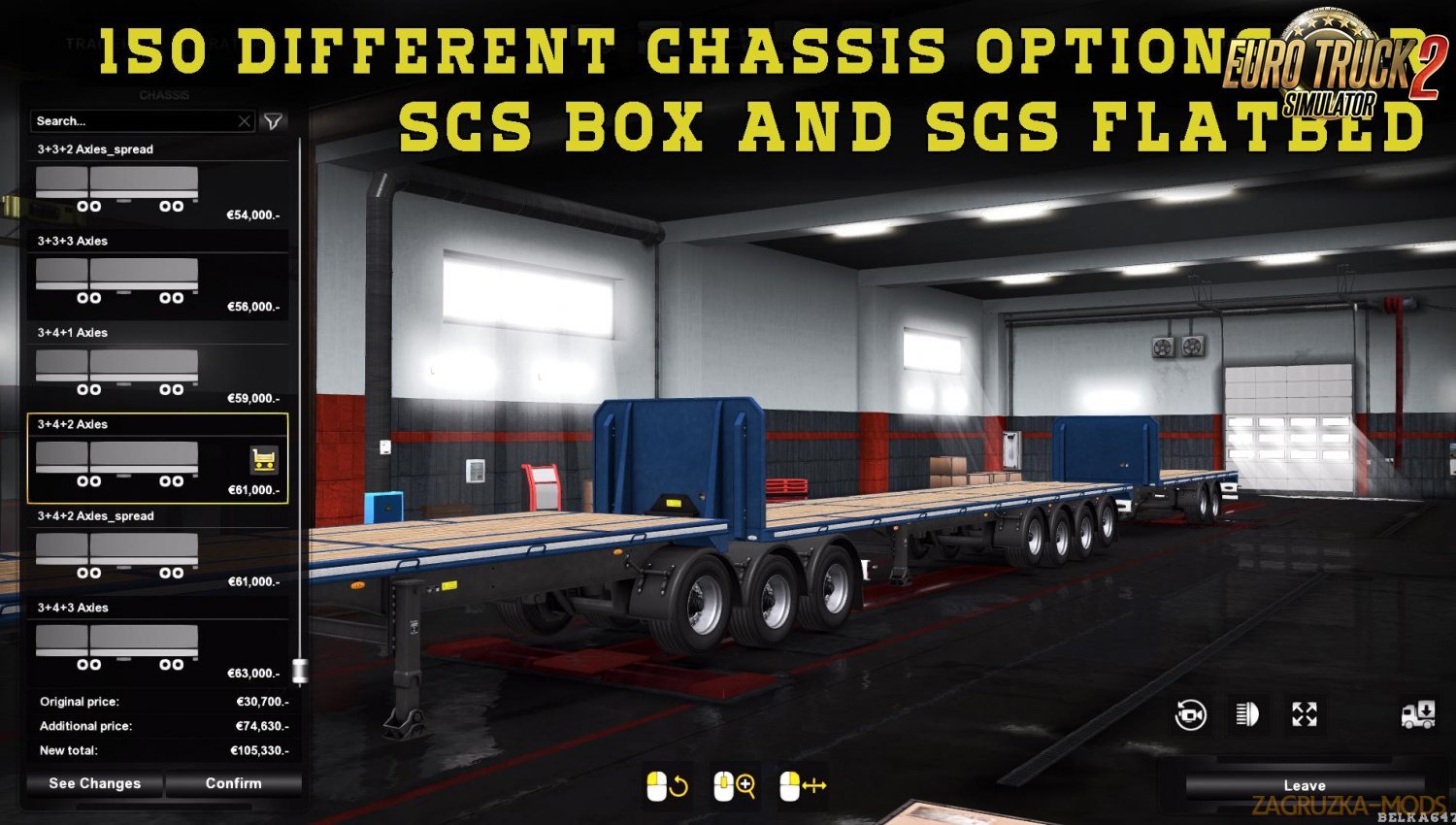 Mega Customization Owned Trailers v1.0 for Ets2 [1.34.x]