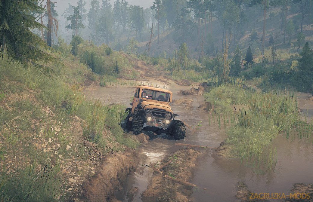 Steeply Inclined Map v1.0 for SpinTires: MudRunner