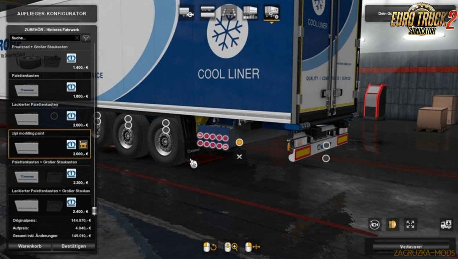 Slots for KRONE Trailers v0.05 in Ets2 Slots for KRONE Trailers v0.05 in Ets2