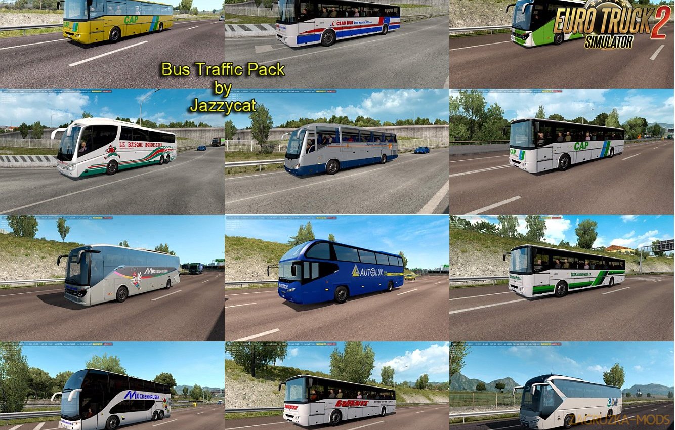 Bus Traffic Pack v6.4 by Jazzycat