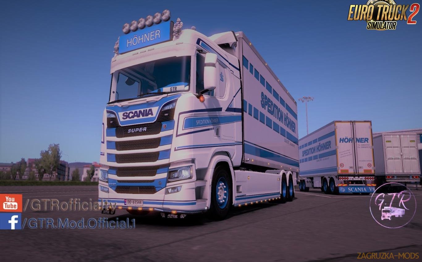 Spedition Hohner Skin Pack v 1.1 for Scania S Next Gen Tandem [1.34.x]