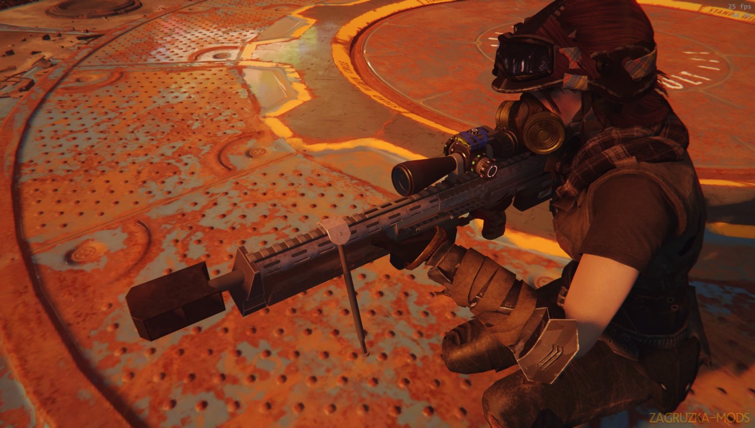 DSR 50 High Power Sniper Rifle v1.4 for Fallout 4