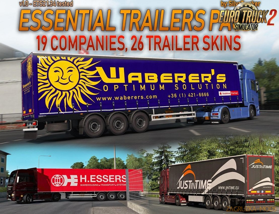 Essential Trailers Pack for Ets2
