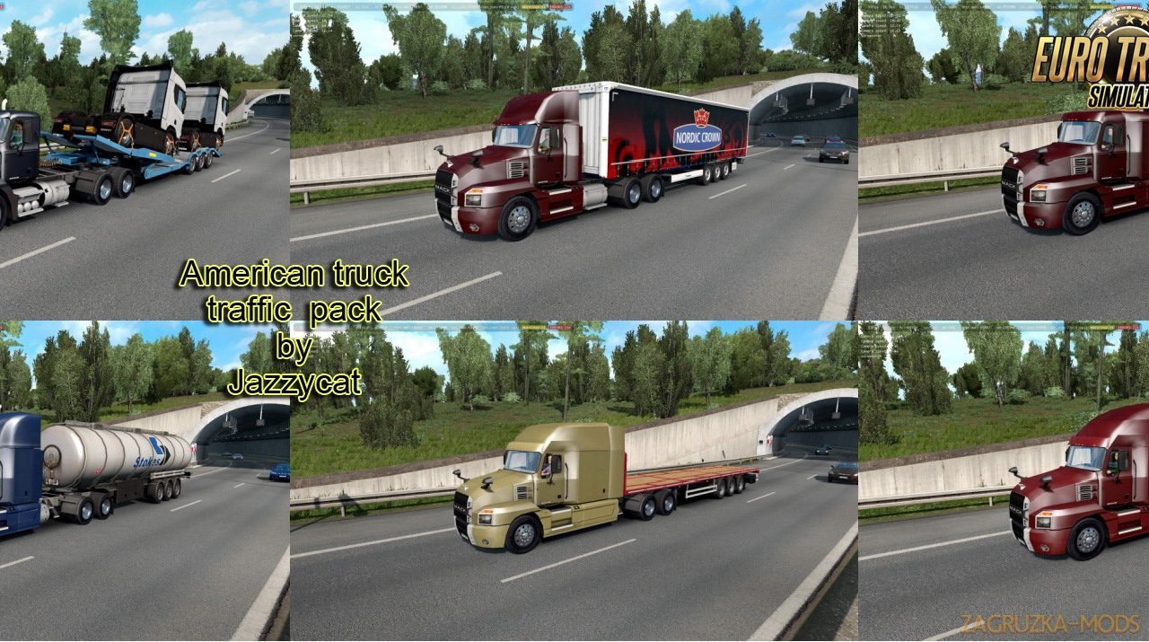 American Truck Traffic Pack v1.8 by Jazzycat