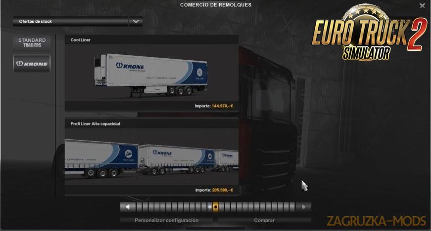 Triple Krone High Capacity Trailer for Ets2