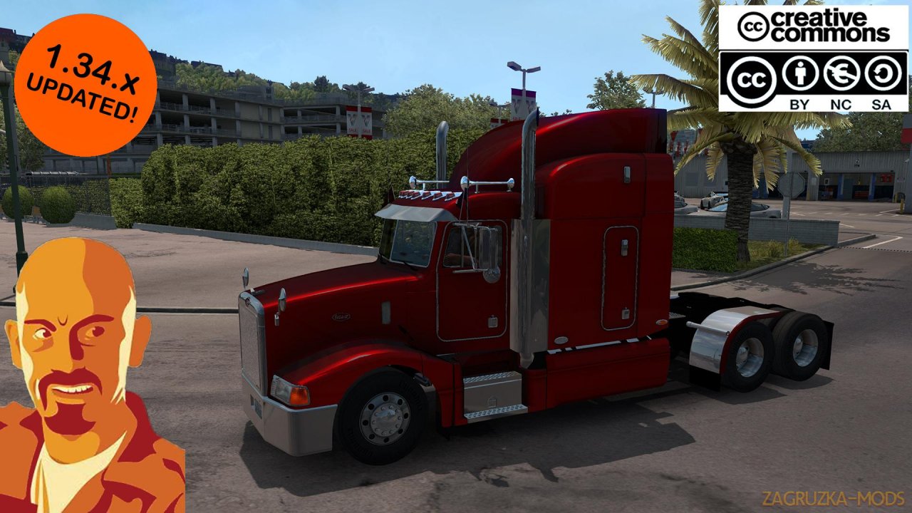 Peterbilt 377 + Interior v1.0 Reworked by CyrusTheVirus (1.34.x) for ATS