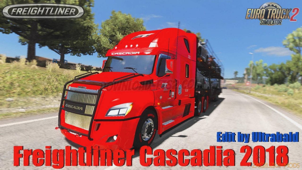 Freightliner Cascadia 2018 v1.6.1 Edit By Ultrabald (1.34.x)