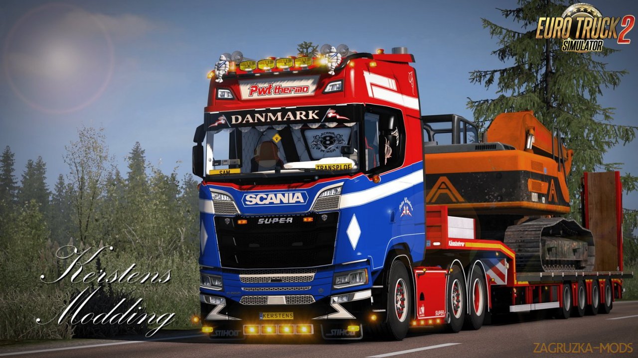 Skin PWT Thermo for Scania Next Generation S and R v1.0 (1.34.x) for ETS2