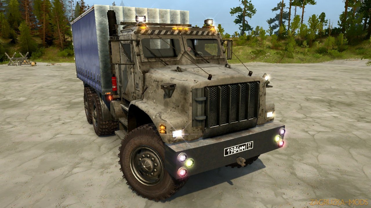 Truck MTVR 6x6 v1.0 for SpinTires: MudRunner