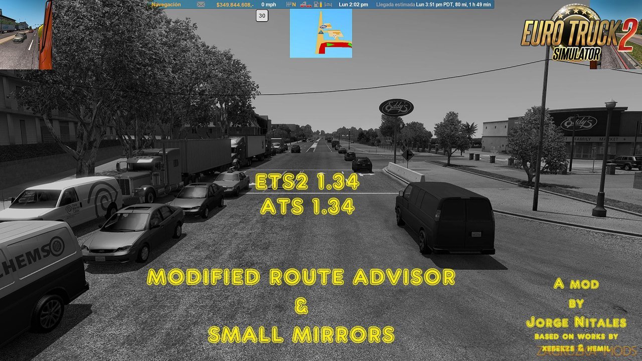 Modified Route Advisor and Small Mirrors [1.34.x]