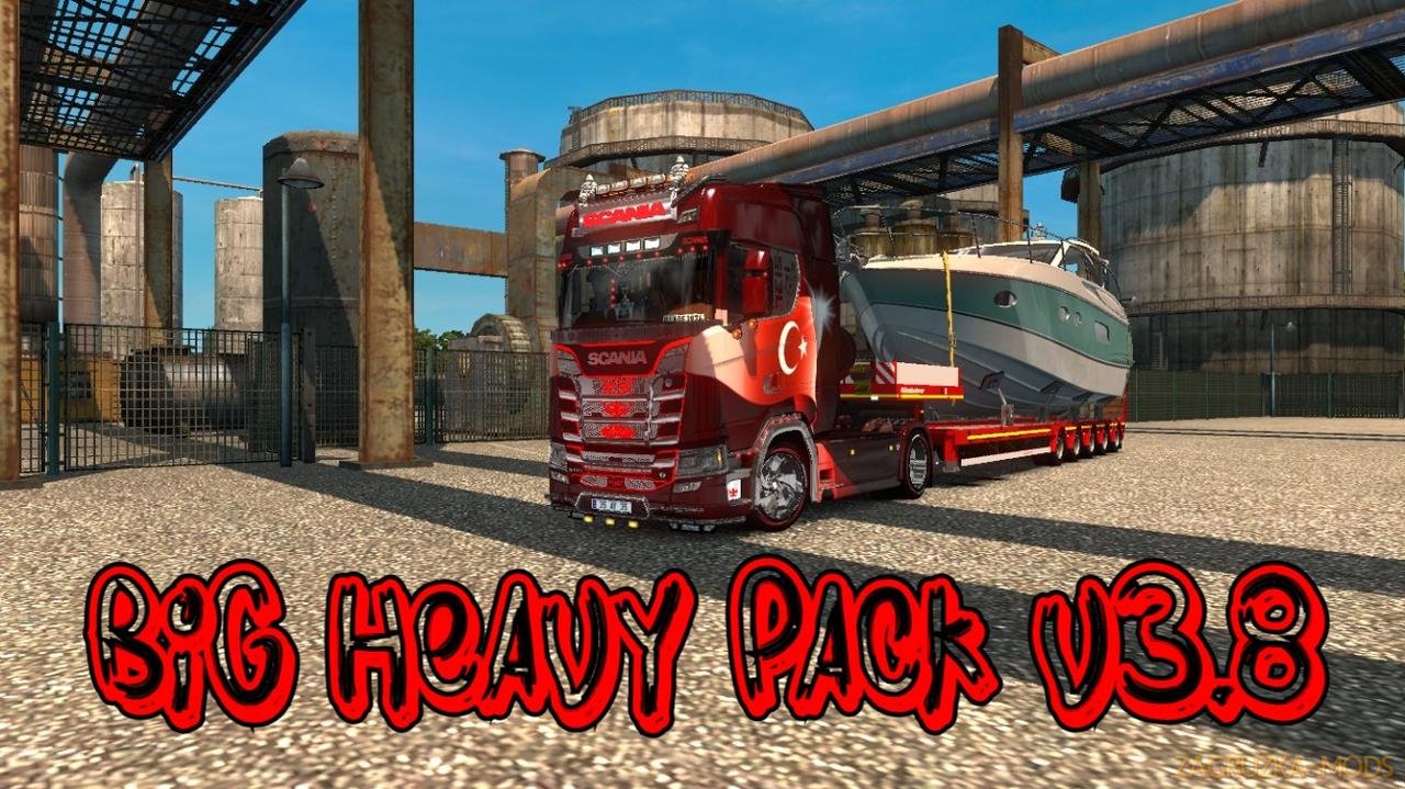 Big Heavy Pack v3.8 (1.34.x) for ETS 2