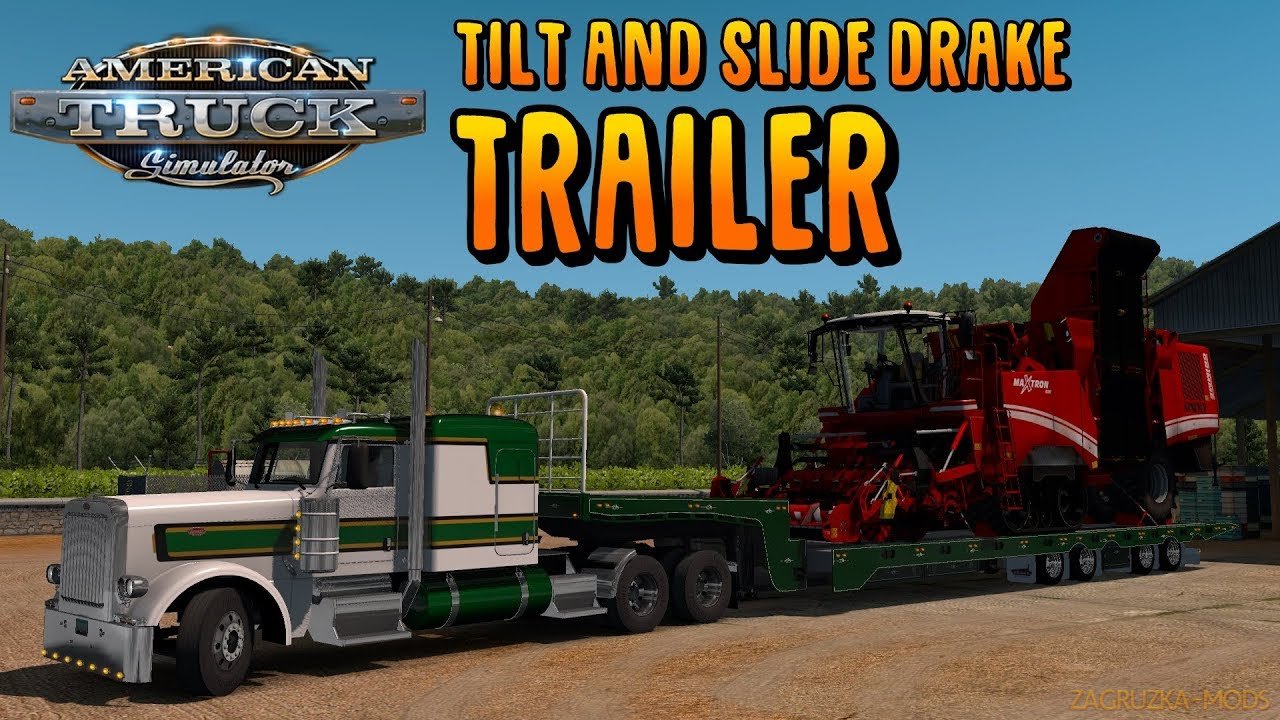 Tilt and Slide Drake Trailer v1.0 (1.34.x) for ATS