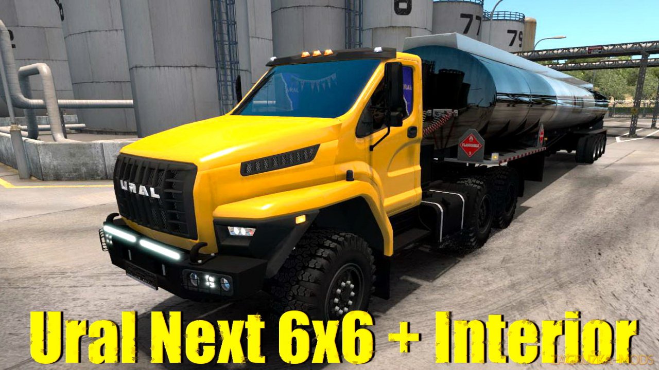 Ural Next 6x6 + Interior v1.3 (1.38.x) for ATS Ural Next 6x6 + Interior v1.3 (1.38.x) for ATS