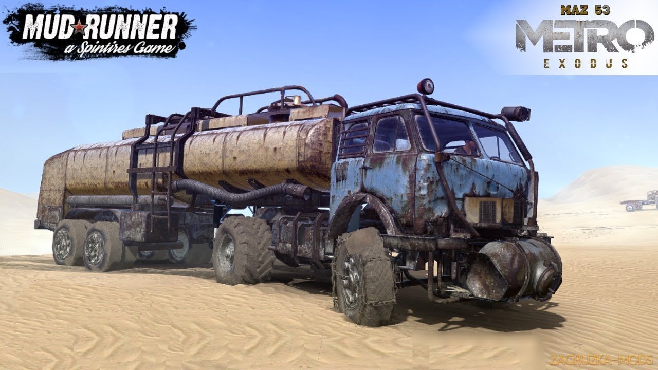 MAZ 53 METRO EXODUS Truck v1.0 for SpinTires: MudRunner