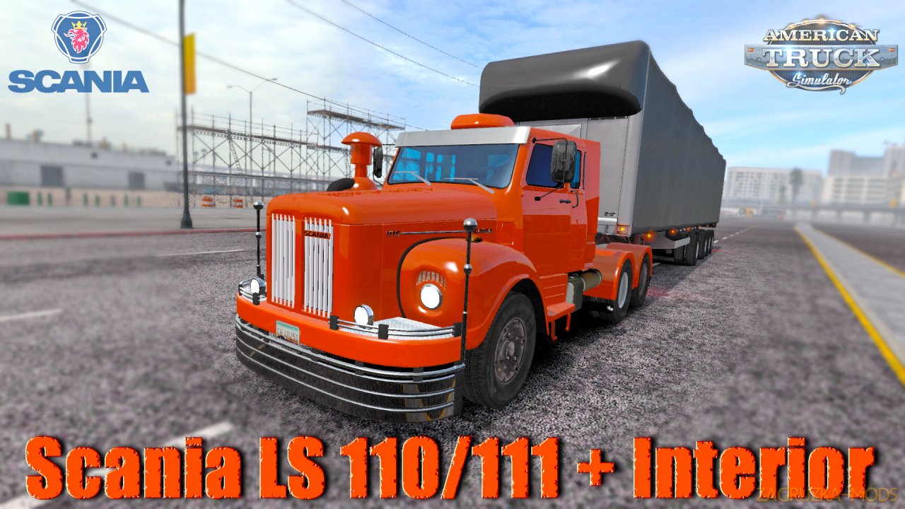 Scania LS 110/111 + Interior v2.0 by JbArtMods (1.35.x) for ATS