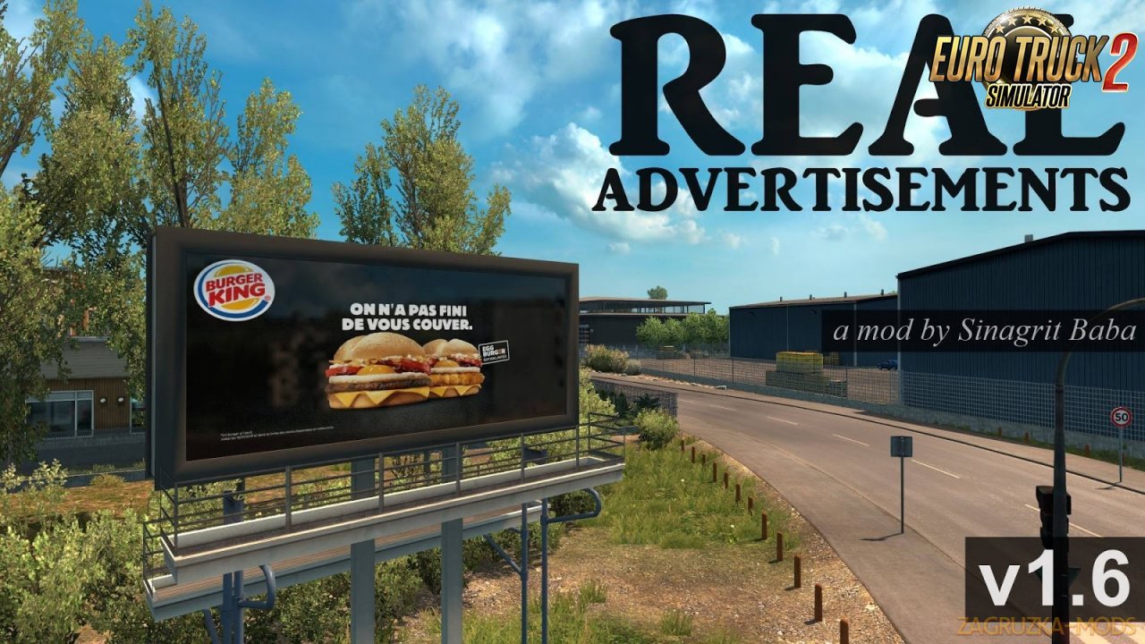 Real Advertisements v1.6 for ETS2