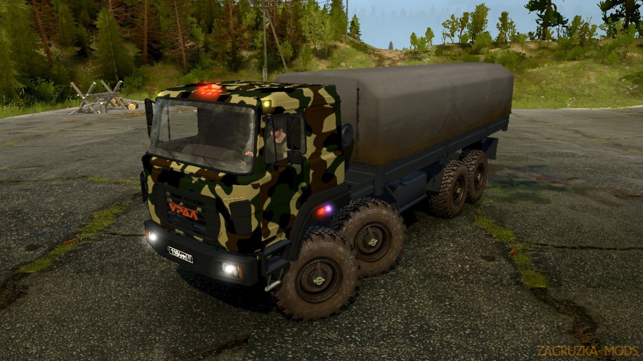 Ural-2512 v1.0 for SpinTires: MudRunner