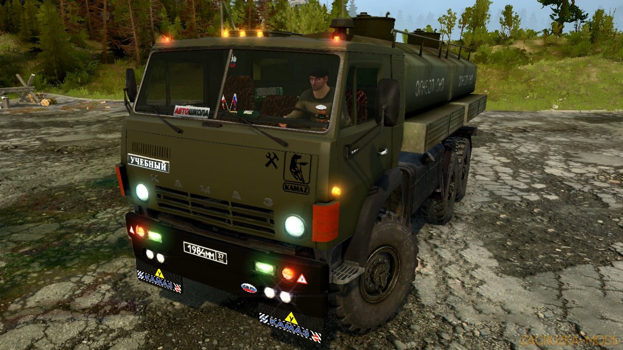 KamAZ-53201 v1.0 for SpinTires: MudRunner