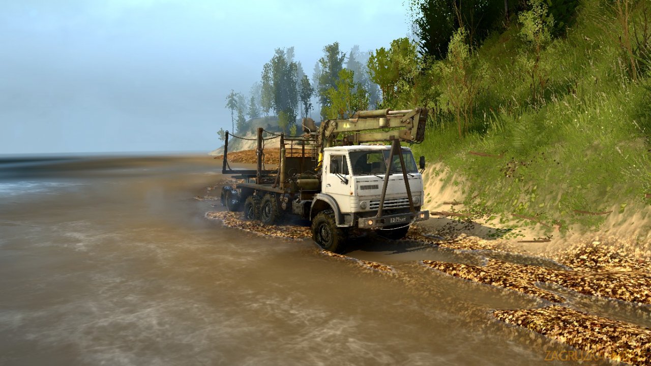 Strength of the River Map (Сила Реки) v1.0 for Spintires: MudRunner