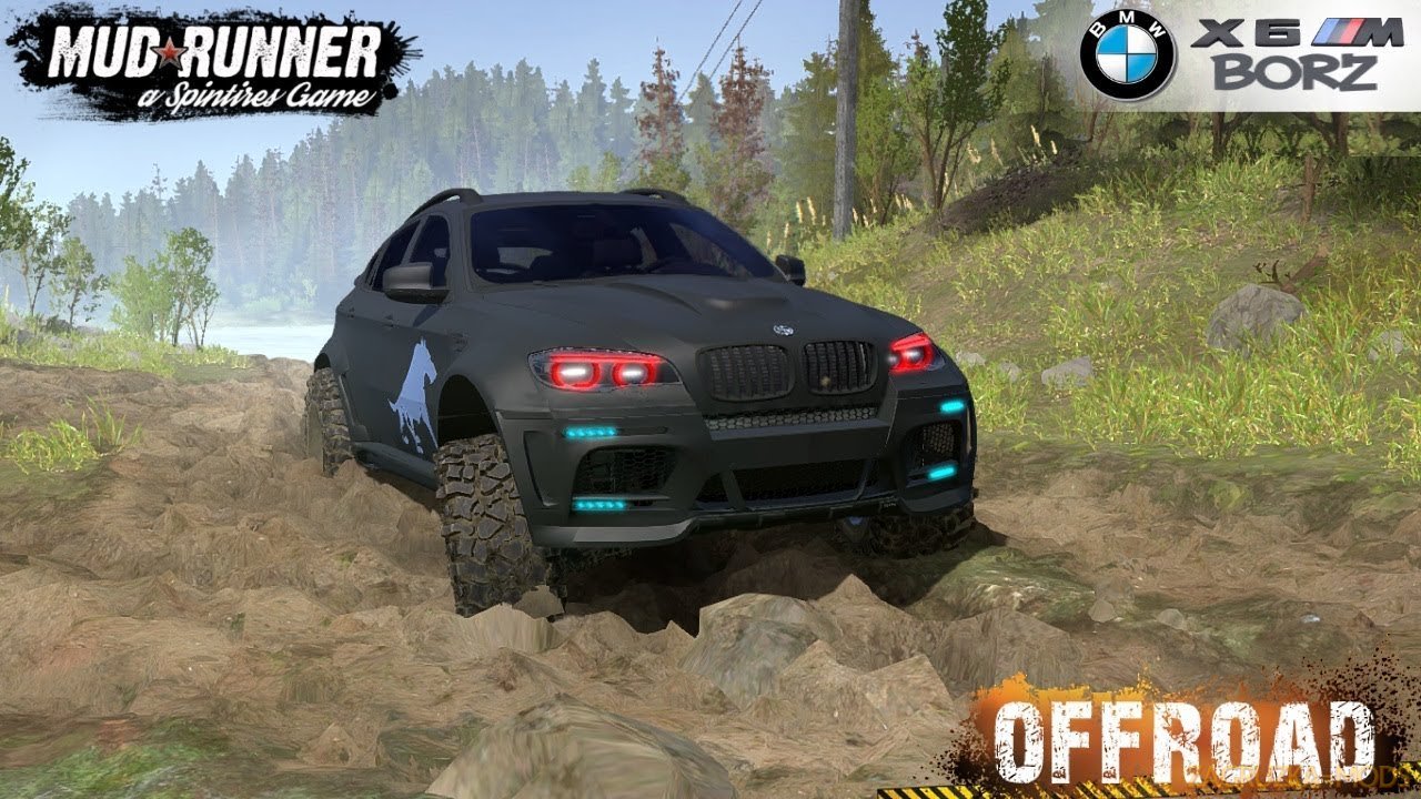 BMW X6 BORZ v1.0 for SpinTires: MudRunner