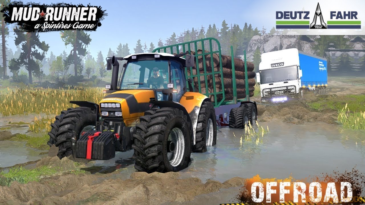 Tractor DEUTZ-FAHR AGROTRON M 620 for SpinTires: MudRunner Tractor DEUTZ-FAHR AGROTRON M 620 for SpinTires: MudRunner