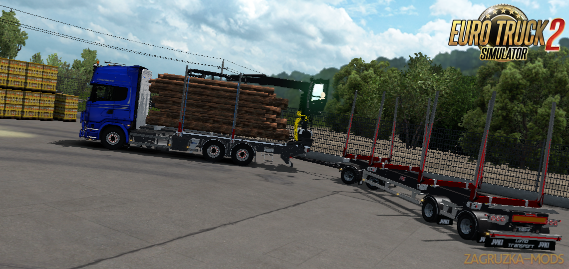 JYKI Timber Tandem Trailer v1.3.1 for Ets2 JYKI Timber Tandem Trailer v1.3.1 for Ets2