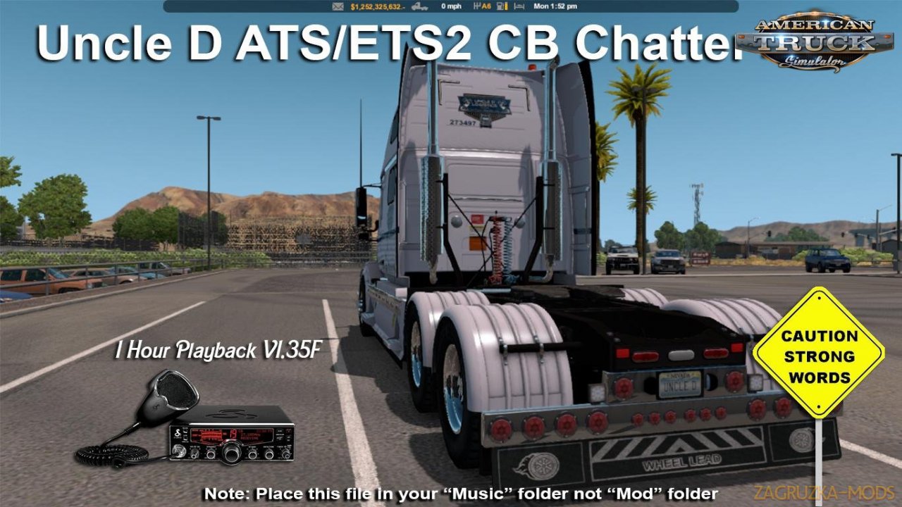 Uncle D CB Chatter v1.35F for ATS