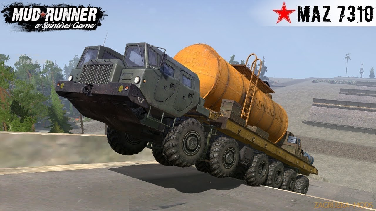 MAZ 7310M 12x12 Monster Truck v3.0 for Spintires: MudRunner