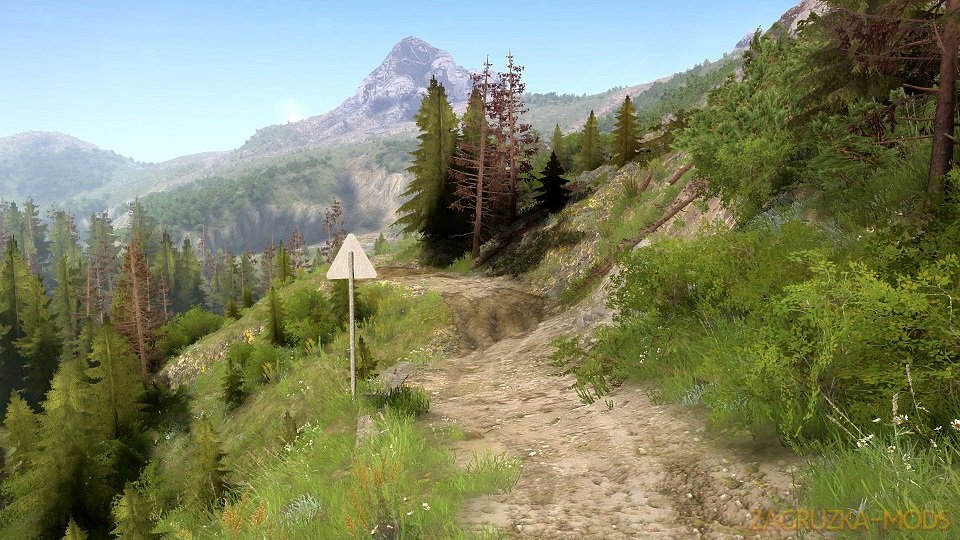 On the edge of the world Map v1.0 for Spintires: MudRunner